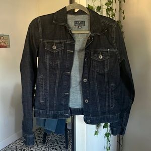 Lucky brand dark denim jacket